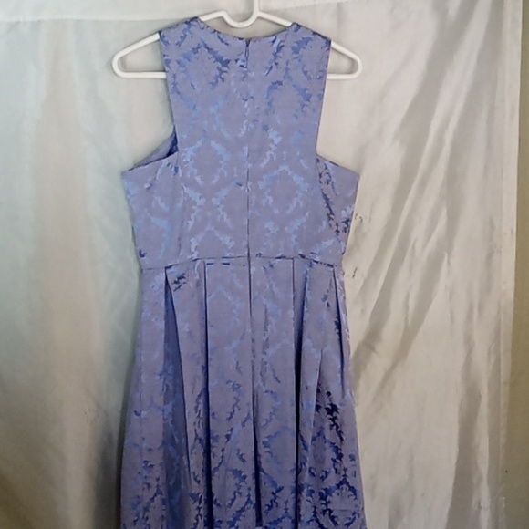 Gianni Bini floral periwinkle pleated dress size medium - Picture 6 of 11